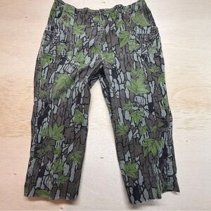 VINTAGE Trebark Cargo Pants Mens 42 X 28 Camo Hunting Melton Deerskin USA 80’s